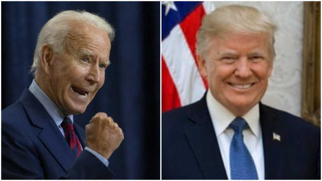 Donald Trump and Joe Biden Donald Trump and Joe Biden