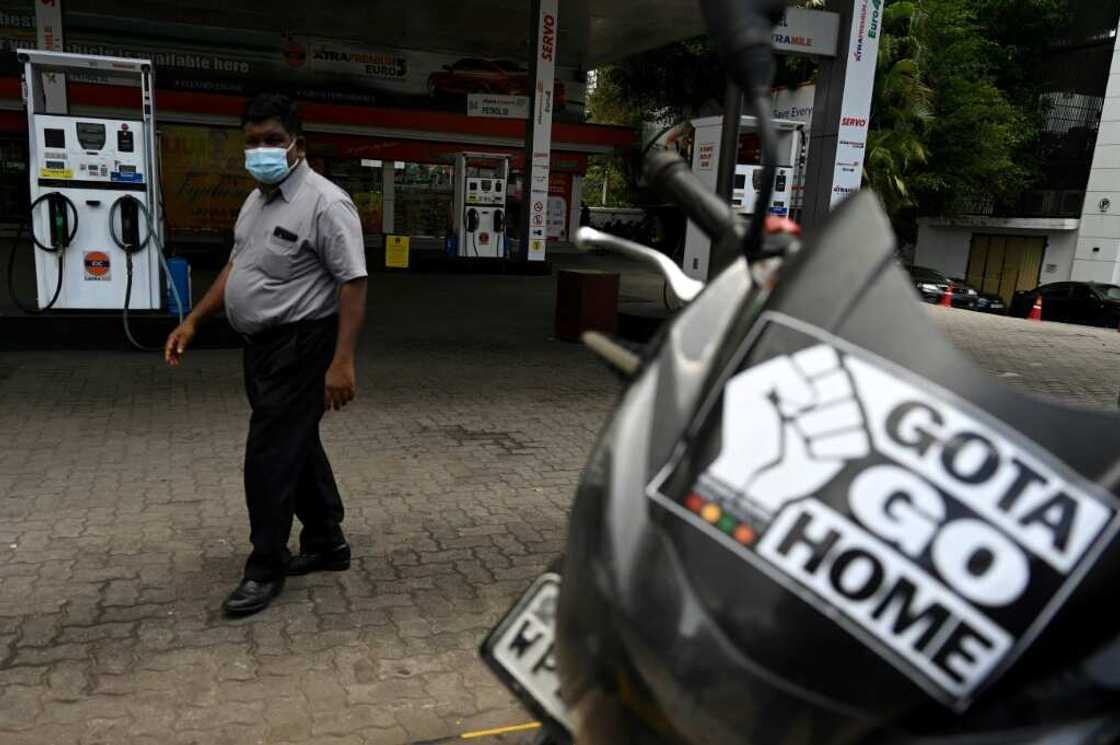 Fuel shortages stemming from Sri Lanka's lack of foreign currency have been a major source of public anger Fuel shortages stemming from Sri Lanka's lack of foreign currency have been a major source of public anger