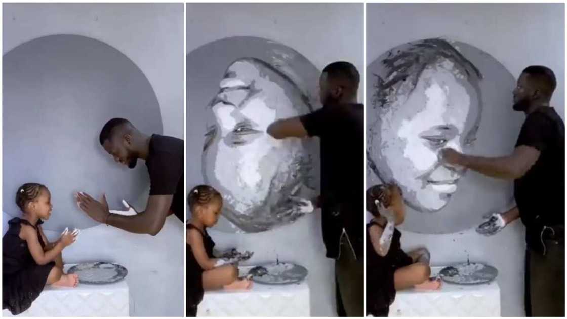 Bou Bou makes a masterpiece without a paintbrush.
Photo source: Twitter/Bou Bou Bou Bou makes a masterpiece without a paintbrush.
Photo source: Twitter/Bou Bou