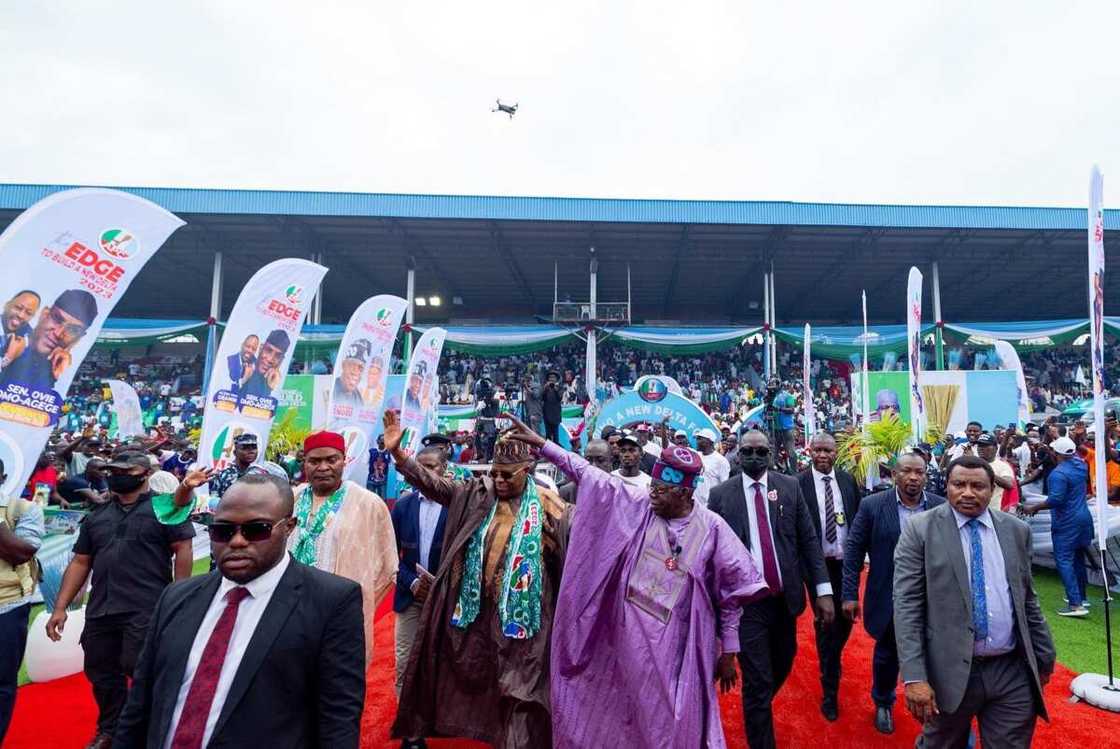 Gangamin Tinubu a Delta. Gangamin Tinubu a Delta.