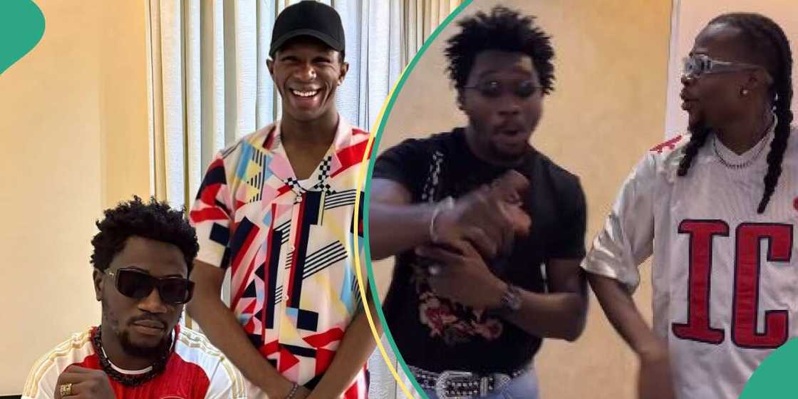 Yhemolee and Daniel Regha end beef with Nasboi. Yhemolee and Daniel Regha end beef with Nasboi.