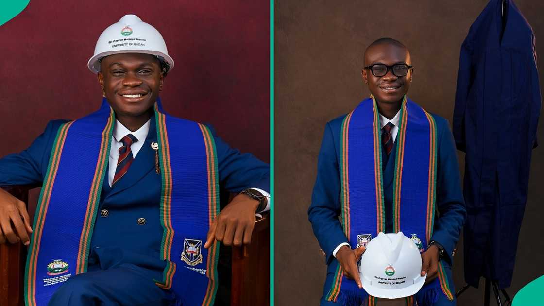 A UI engineering graduate with 8 scholarships bags first class. A UI engineering graduate with 8 scholarships bags first class.
