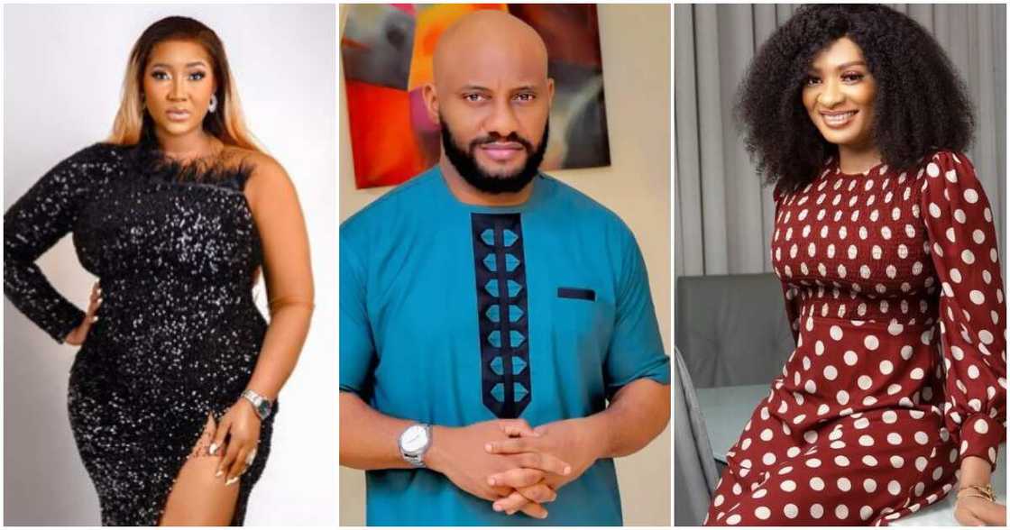 Actor Yul Edochie and his wives Actor Yul Edochie and his wives