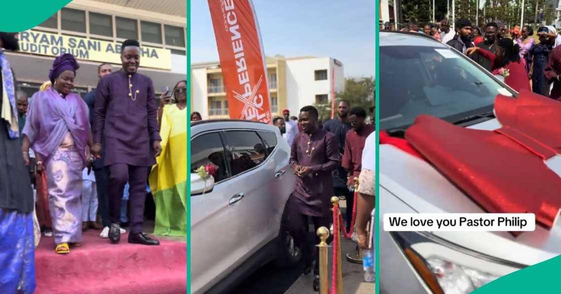 Church members gift pastor car on his 40th birthday after contributing money