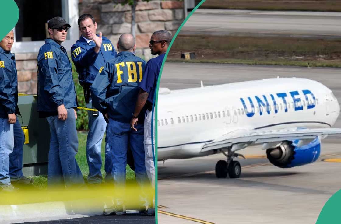 Passengers are required to leave the aircraft while authorities conducted security checks.
