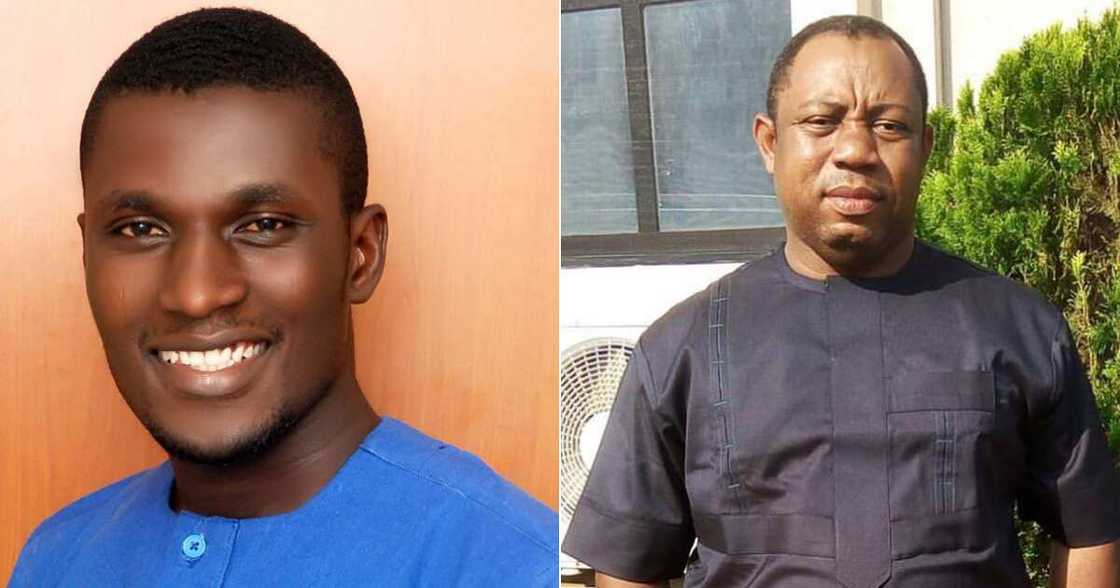 Former houseboy thanks boss on social media for sponsoring his education Former houseboy thanks boss on social media for sponsoring his education