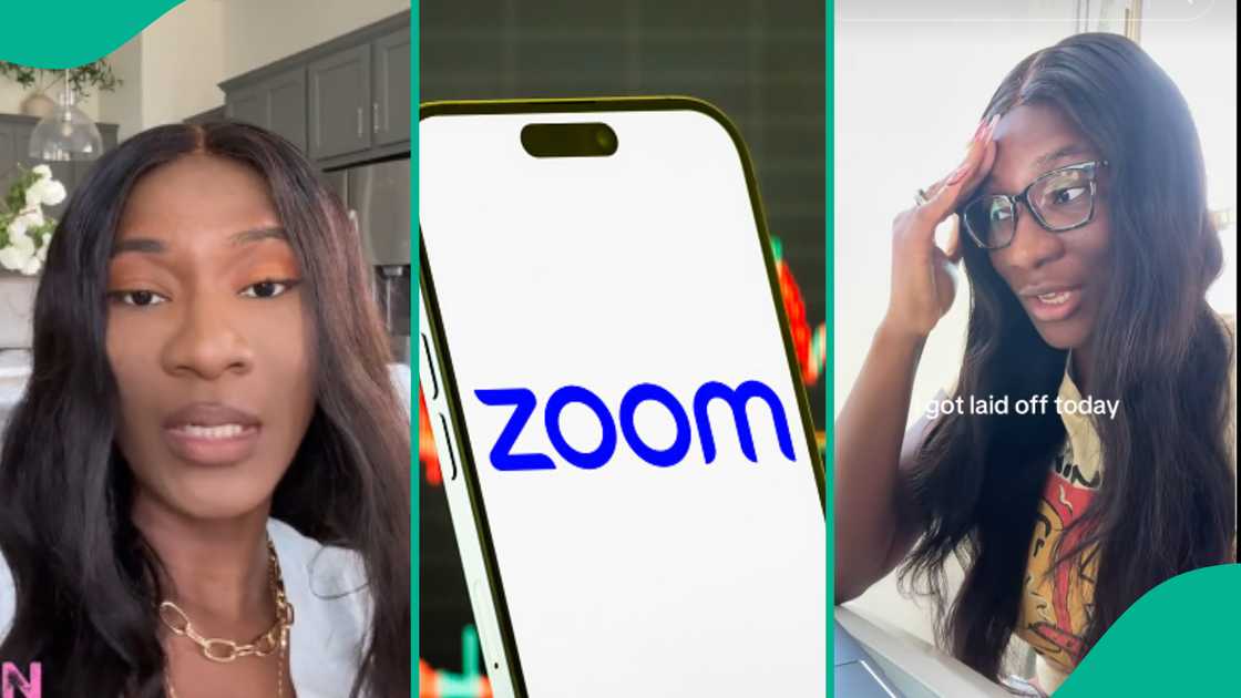 Lady gets laid off from her job. Lady gets laid off from her job.