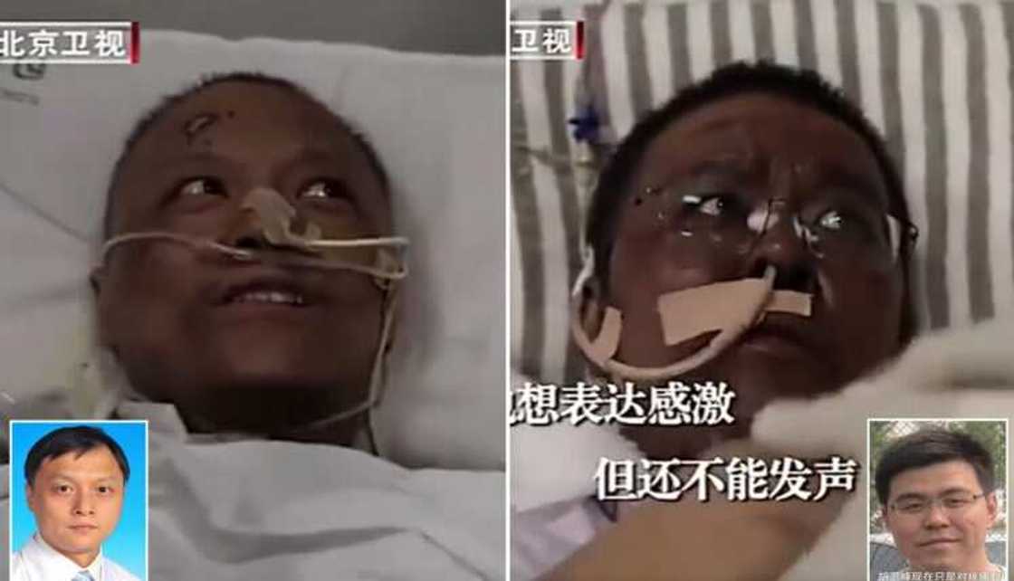 Launin fatar jikin wasu likitocin China ya sauya bayan sun warke daga cutar covid-19 Launin fatar jikin wasu likitocin China ya sauya bayan sun warke daga cutar covid-19