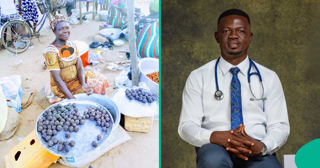 Son of roadside seller becomes medical doctor.