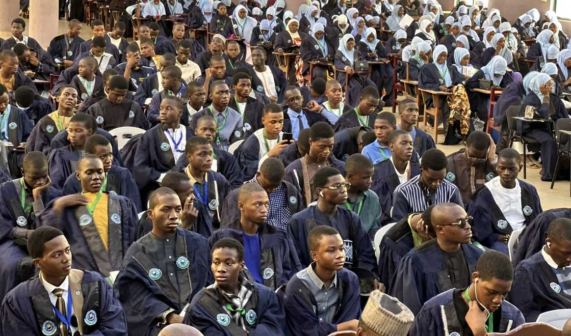 Al-Hikmah University students during graduation Al-Hikmah University students during graduation