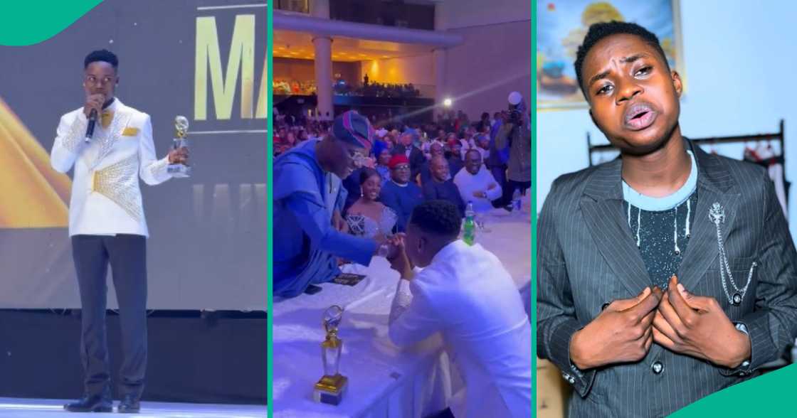 Peller bags award at Silverbird Man of The Year Awards where he met Governor Sanwo-Olu Peller bags award at Silverbird Man of The Year Awards where he met Governor Sanwo-Olu