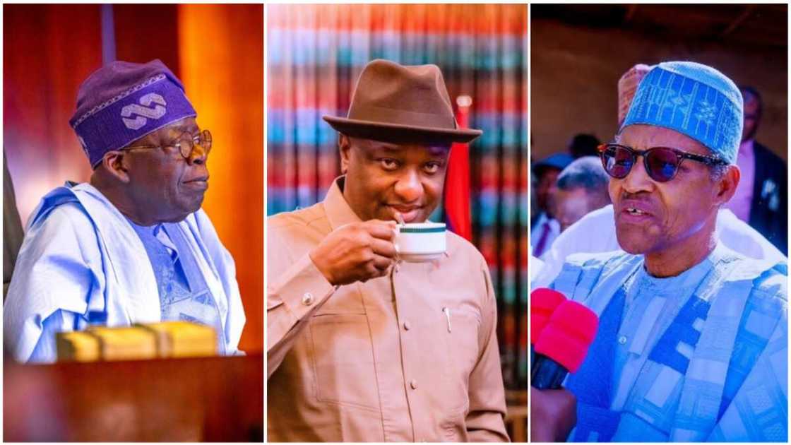 Festus Keyamo/President Bola Tinubu/Muhammadu Buhari/Minister of Aviation Festus Keyamo/President Bola Tinubu/Muhammadu Buhari/Minister of Aviation