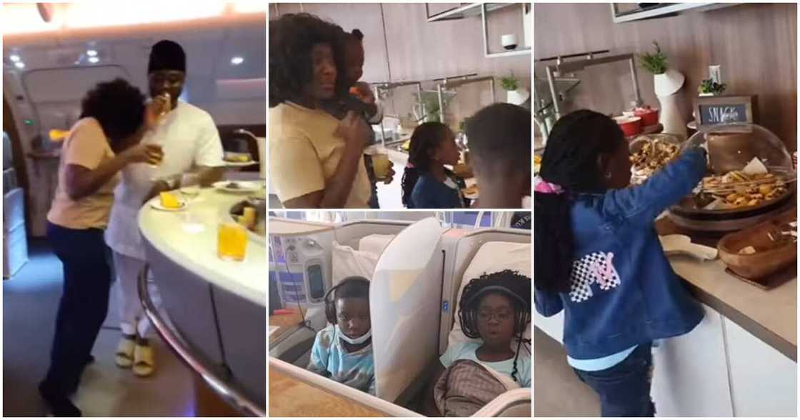 Nollywood actress Mercy Johnson and her family