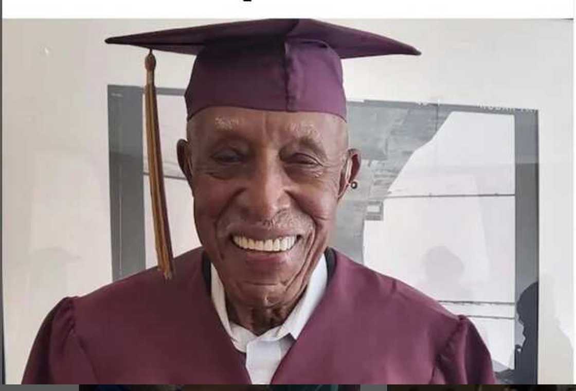 Merril Pitman Cooper finally gets his high school diploma from Jefferson County School, New Jersey. Merril Pitman Cooper finally gets his high school diploma from Jefferson County School, New Jersey.