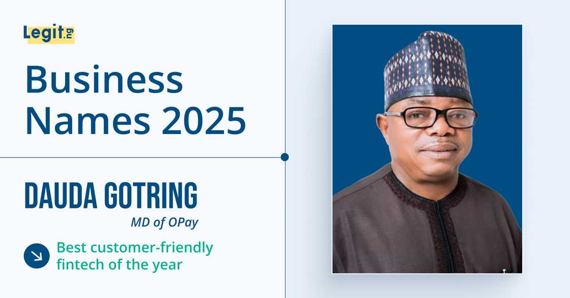 OPay MD Dauda Gotring wins Legit Business Names award OPay MD Dauda Gotring wins Legit Business Names award