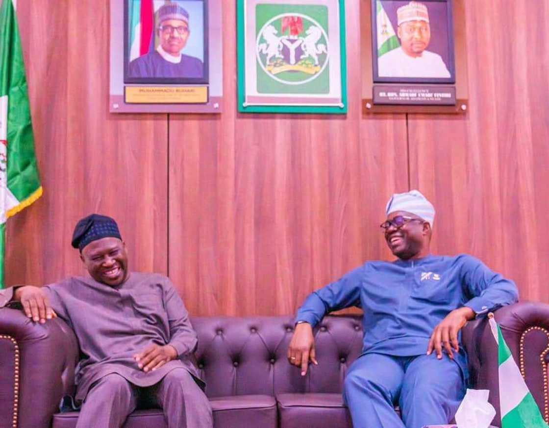 Gwamna Seyi Makinde.Da Fintiri Gwamna Seyi Makinde.Da Fintiri