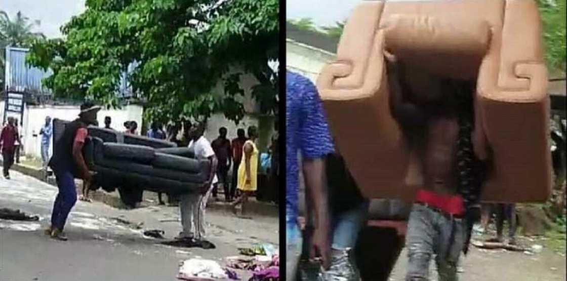 Da duminsa: Matasa sun ƙona gidan sanata a Nigeria (Bidiyo) Da duminsa: Matasa sun ƙona gidan sanata a Nigeria (Bidiyo)