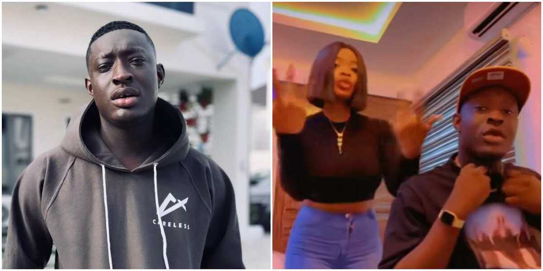 Comedian Carter Efe, Carter Efe with babe Nuella Comedian Carter Efe, Carter Efe with babe Nuella