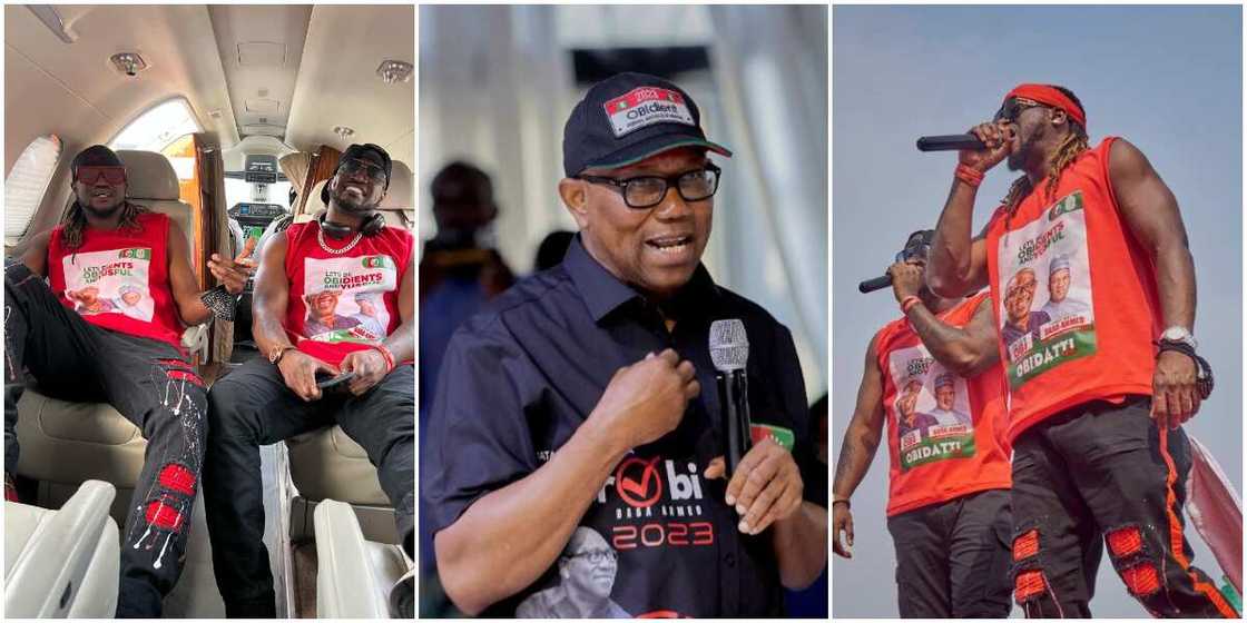 Psquare, Peter Obi at the Labour Party presidential rally in Rivers State, Psquare performing at the Peter Obi's presidential rally in Port Harcourt Psquare, Peter Obi at the Labour Party presidential rally in Rivers State, Psquare performing at the Peter Obi's presidential rally in Port Harcourt