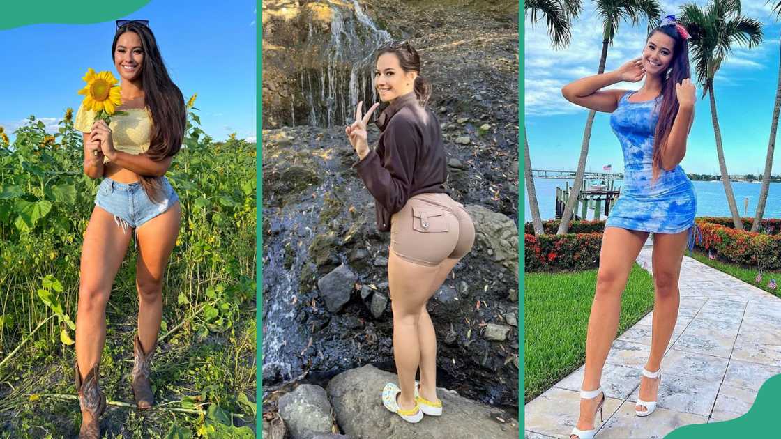 Marie Temara spending time outdoors