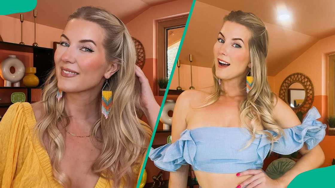 Kat Wonders posing for photos at different events. Kat Wonders posing for photos at different events.