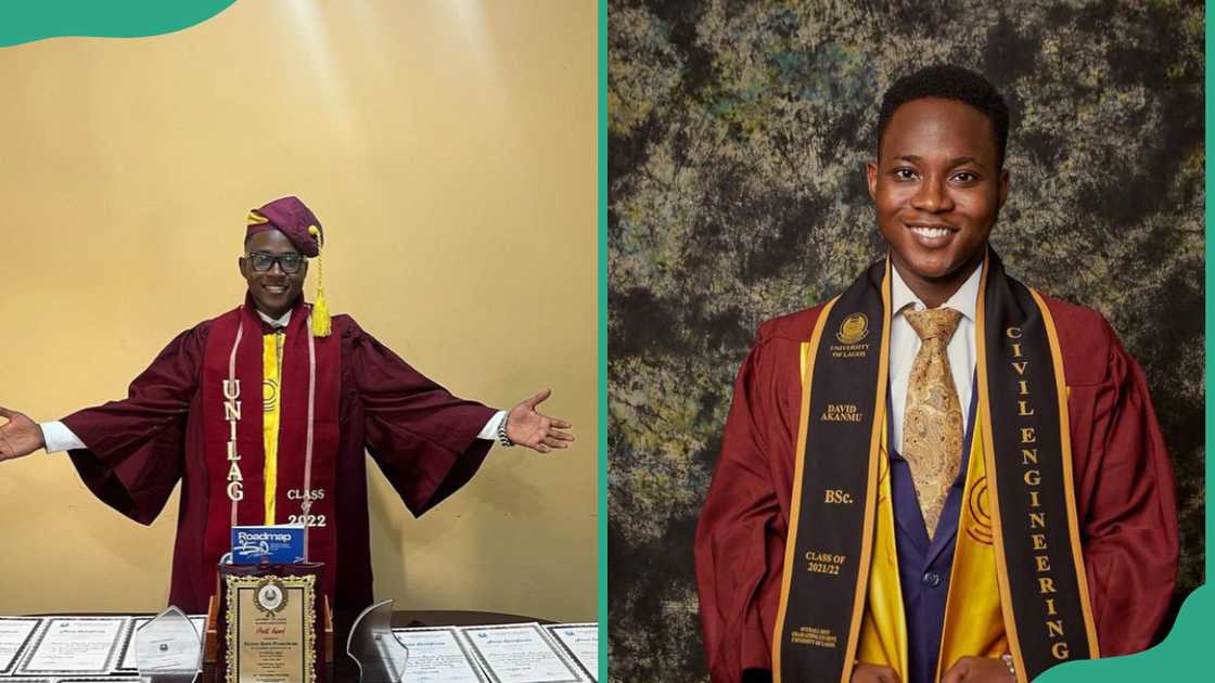 UNILAG students in their graduation gowns UNILAG students in their graduation gowns