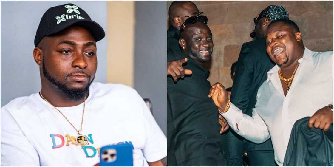 Late Obama with Cubana Chiefpriest and Davido Late Obama with Cubana Chiefpriest and Davido