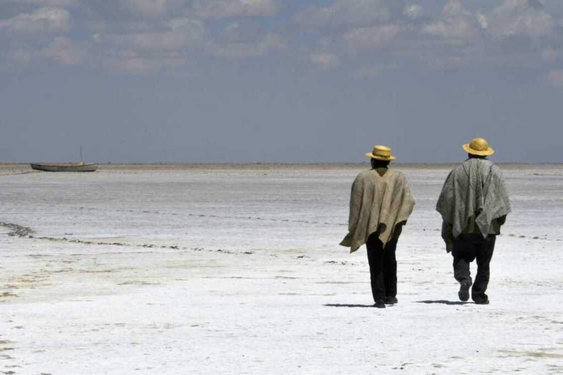 Scientists have blamed a confluence of factors including climate change and water extraction for Bolivia's Lake Poopo's lake drying up Scientists have blamed a confluence of factors including climate change and water extraction for Bolivia's Lake Poopo's lake drying up
