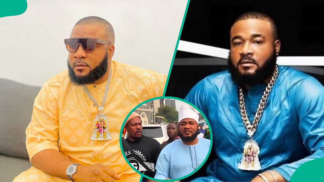 Sam Larry prays for the repose of the soul of dead bouncer, shares pitures from Mecca