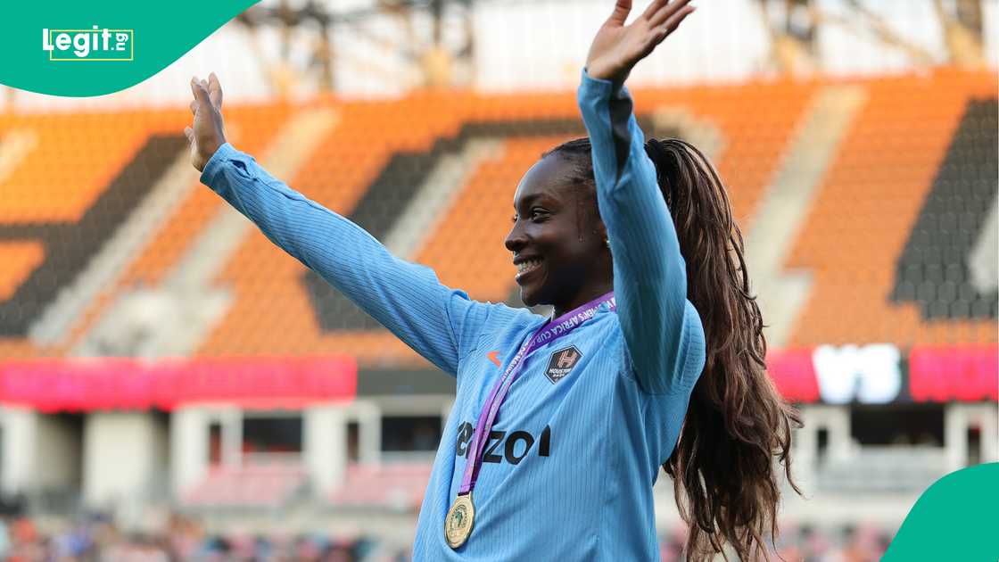 Michelle Alozie, Super Falcons, Nigeria, WAFCON, Houston Dash, Morocco Michelle Alozie, Super Falcons, Nigeria, WAFCON, Houston Dash, Morocco