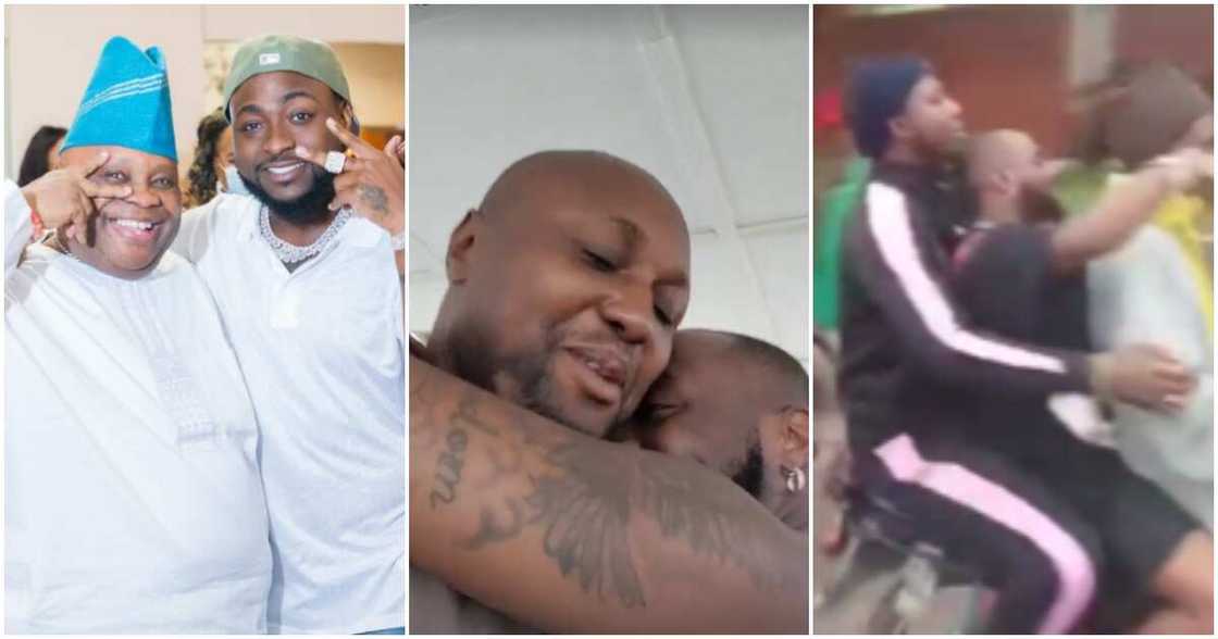 Davido and his politician uncle with Isreal DMW Davido and his politician uncle with Isreal DMW