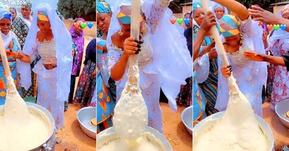 New bride asked to cook, wife material New bride asked to cook, wife material