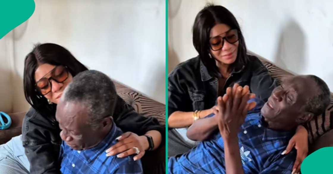 Nigerian lady meets her family again after ten years. Nigerian lady meets her family again after ten years.