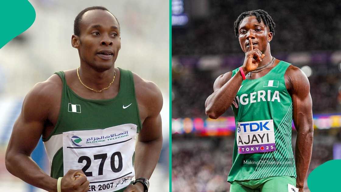 Nigeria, Kanyinsola Ajayi, Athletics, Tokyo, Japan, Olusoji Fasuba. Nigeria, Kanyinsola Ajayi, Athletics, Tokyo, Japan, Olusoji Fasuba.