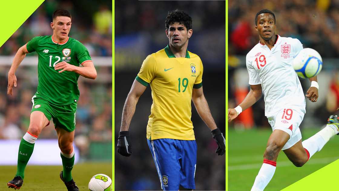 Declan Rice, Diego Costa, and Wilfred Zaha are among some of the top footballers who have had the rare opportunity to play for two different nations.