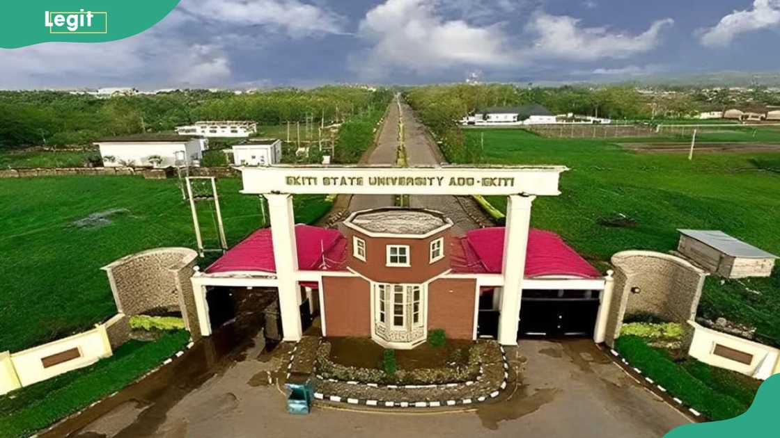 A view of Ekiti State University (EKSU) entrance