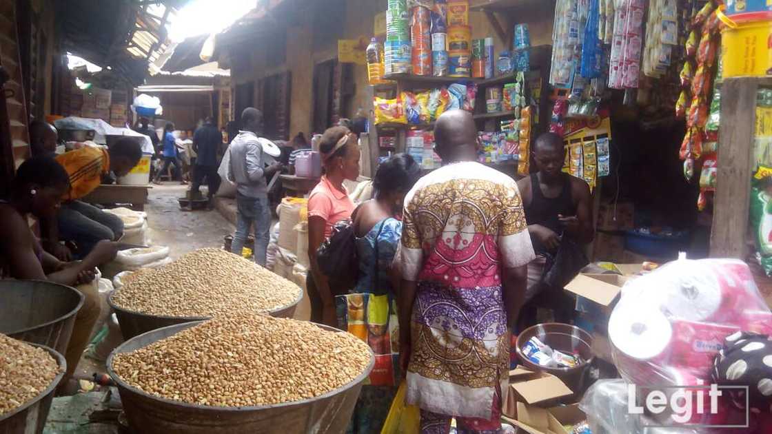 The cost price of some provisional items increase by over five percent and other by ten percent in markets where they are offered for sale at wholesale price. Photo credit: Esther Odili The cost price of some provisional items increase by over five percent and other by ten percent in markets where they are offered for sale at wholesale price. Photo credit: Esther Odili