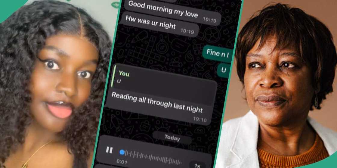 WhatsApp conversation/Mother and a lady. WhatsApp conversation/Mother and a lady.
