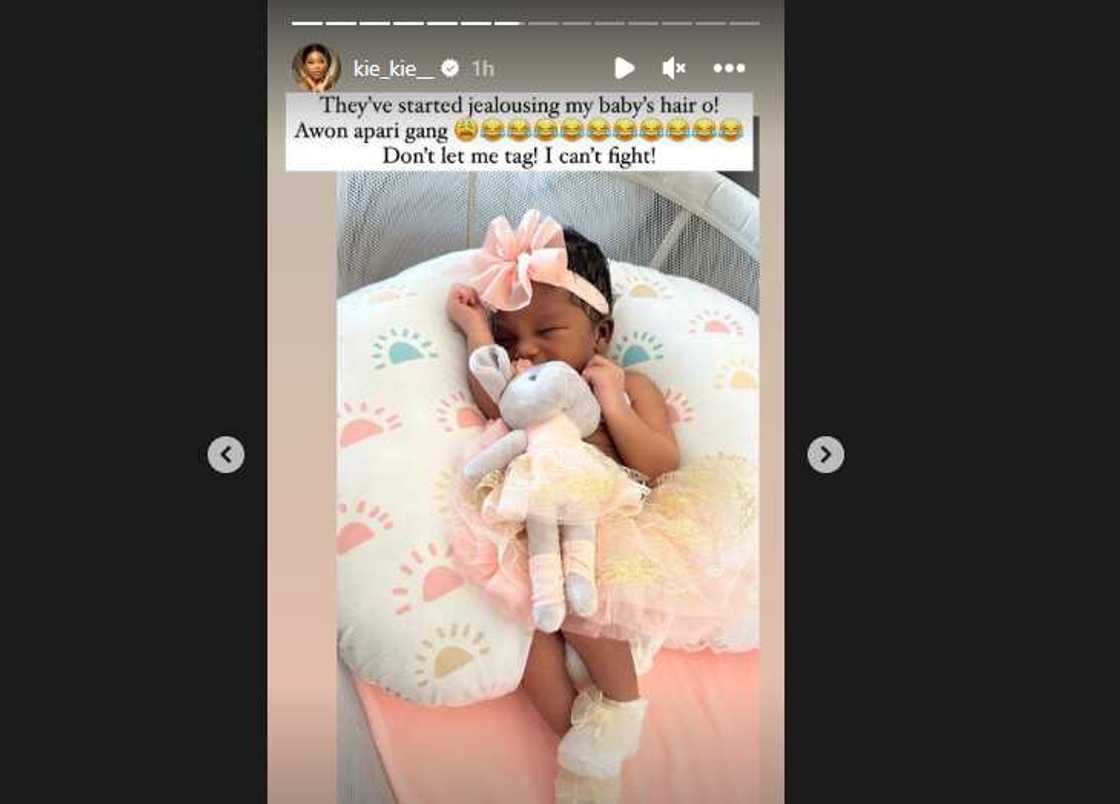 Comedian Kiekie's welcomes first child. Comedian Kiekie's welcomes first child.
