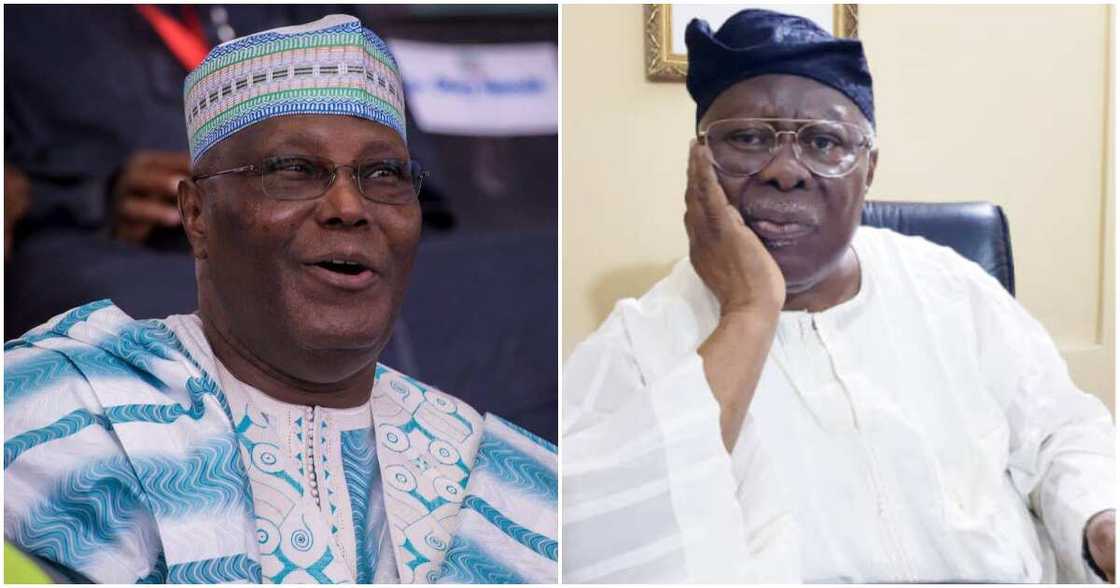 Atiku Abubakar, PDP national chairman, 2023 election, Chief Bode George