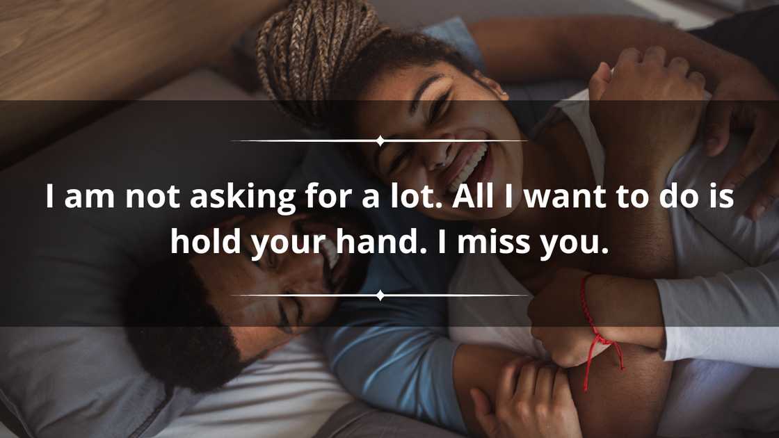 Cute missing you quotes for him