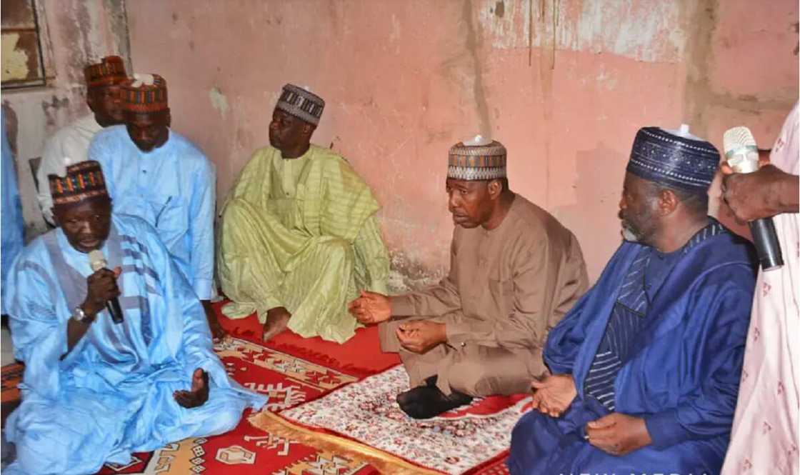 Zulum visits Kadau Family Zulum visits Kadau Family
