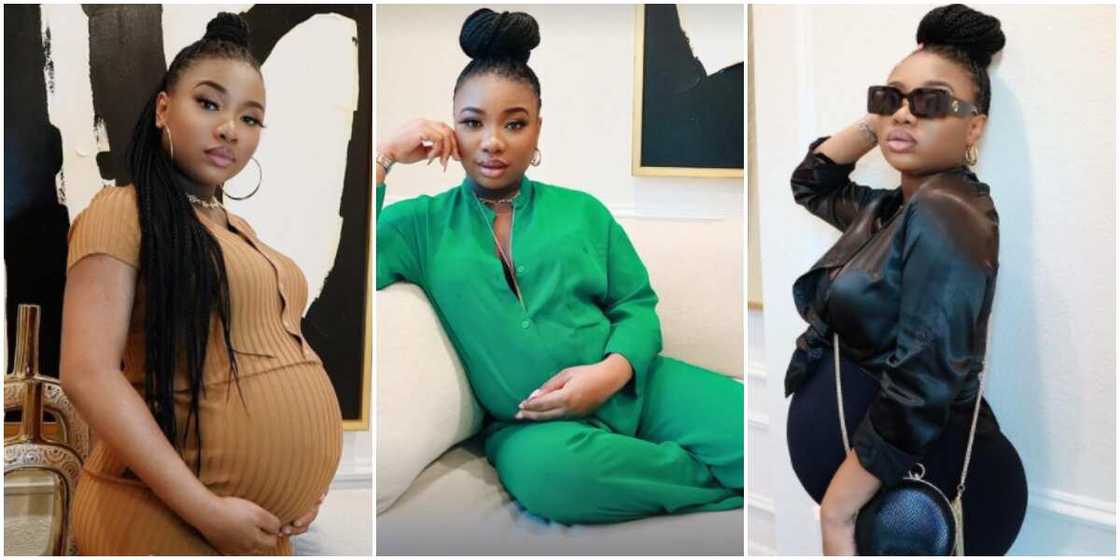 Stylish photos of pregnant Mo Cheddah