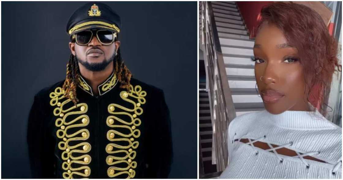 PSquare's Paul Okoye boldly flaunts young lover. PSquare's Paul Okoye boldly flaunts young lover.