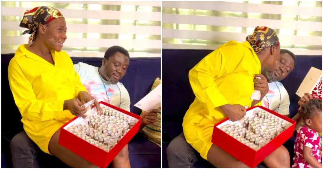 Mercy Johnson and husband, Valentine's Day Mercy Johnson and husband, Valentine's Day
