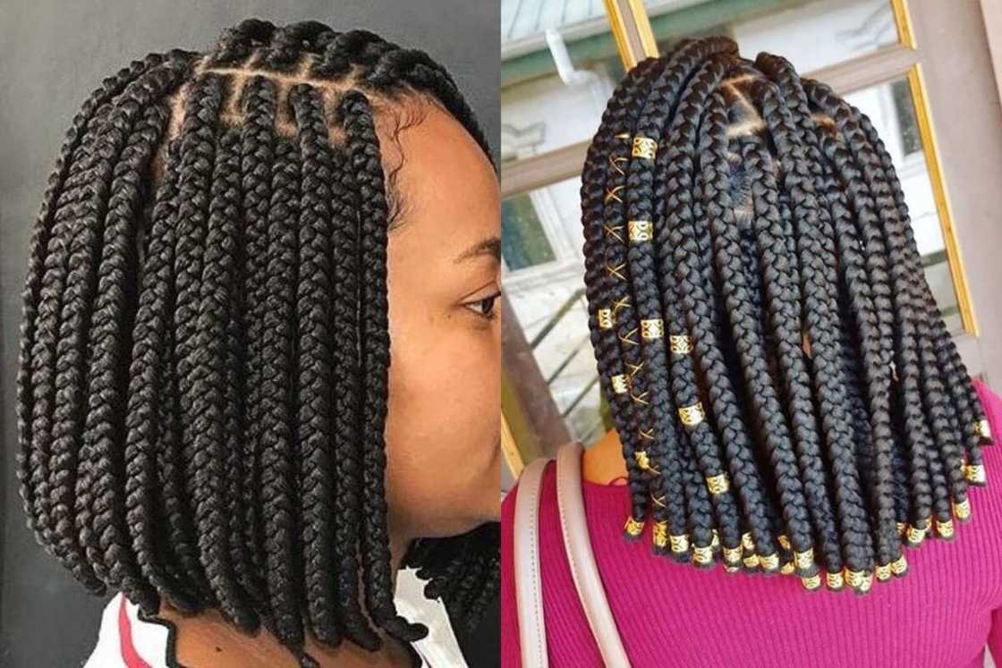 short braid styles