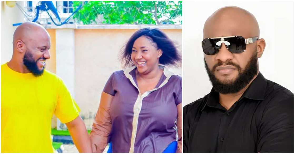 Yul Edochie's romantic photo with 2nd wife Judy Austin. Yul Edochie's romantic photo with 2nd wife Judy Austin.