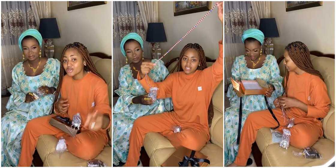 Mixed Reactions as Jaruma Empire Personally Delivers N5 Million worth of 'Kayamata' Products to Regina Daniels Mixed Reactions as Jaruma Empire Personally Delivers N5 Million worth of 'Kayamata' Products to Regina Daniels