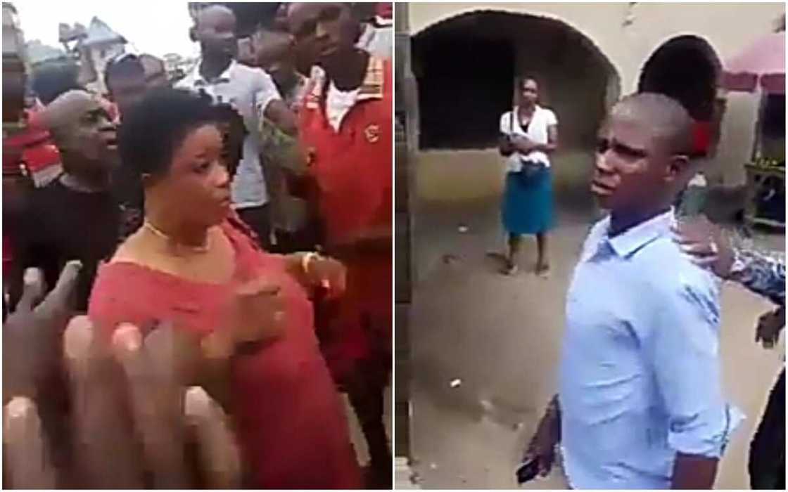 Bidiyon wata mata da ake zargi da satar mazakuta a Aba Bidiyon wata mata da ake zargi da satar mazakuta a Aba