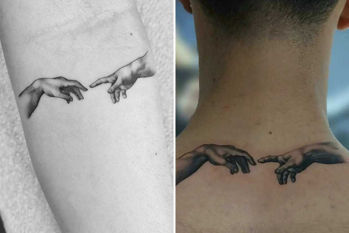 Meaningful mother son tattoos